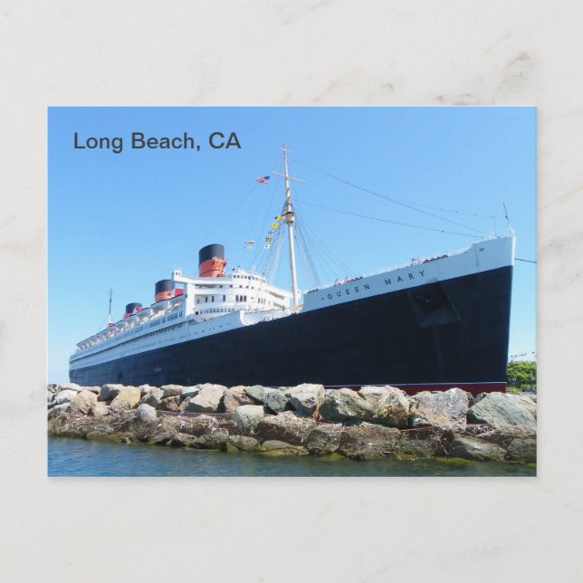 Super Coole Long Beach Postcard! Postkarte (Vorderseite)