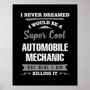Super Cooler Automobil-Mechanismus Poster