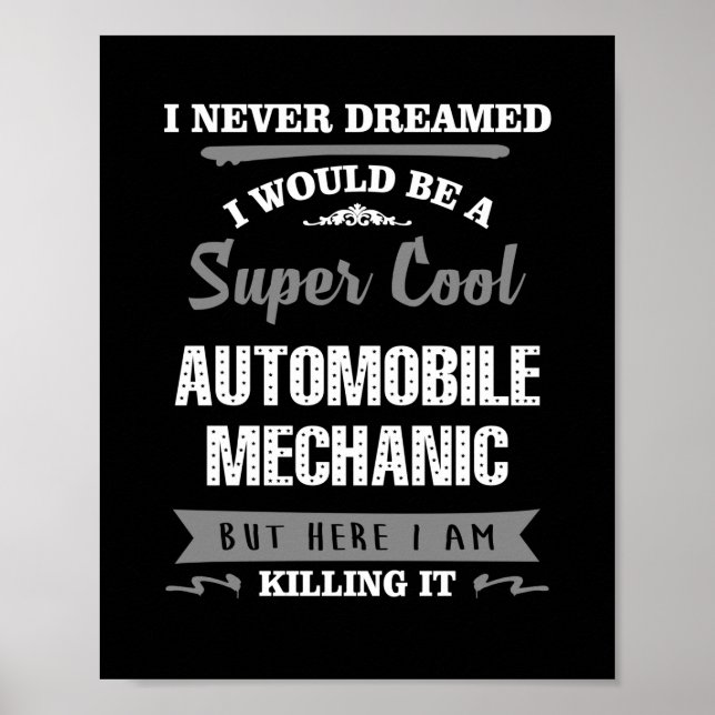 Super Cooler Automobil-Mechanismus Poster (Vorne)
