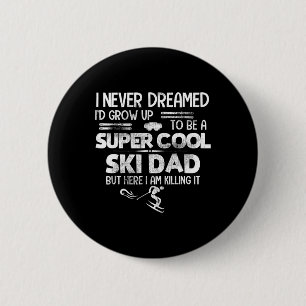 Super Cooler Ski Vater T Shirt Skiverleih Sportlic Button