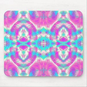 Super Cooles rosa und blaues Abstraktes Muster Mousepad