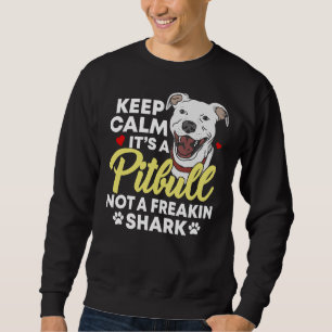 Super Cosy Pitbull Dog Lover With Cute Dog Sweatshirt