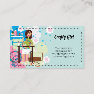 Super Crafty Girl Cartes de visite