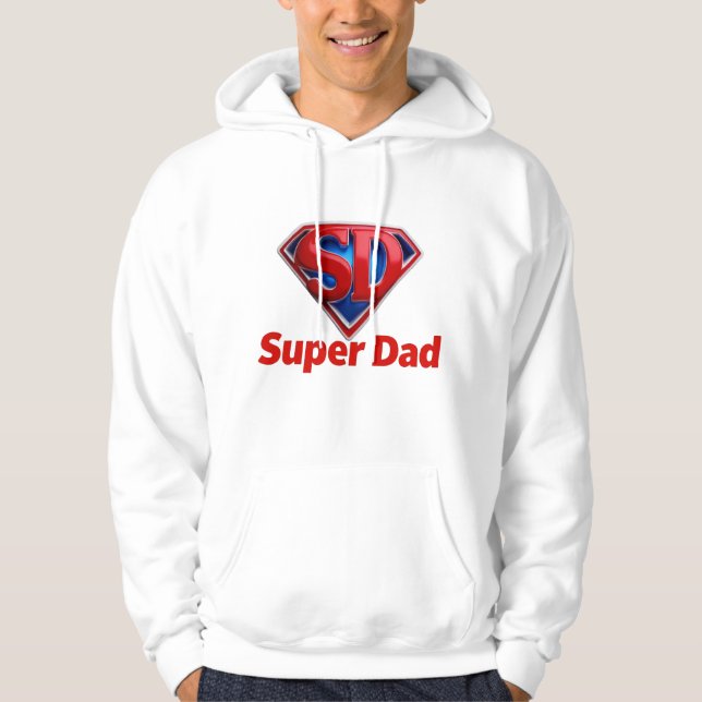 Super Dad – Cool Superhero Style Dad Hoodie (Vorderseite)