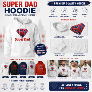 Super-Dad – Cooler Superhelden-Stil-Dad Hoodie