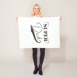 Super Dad Fleecedecke