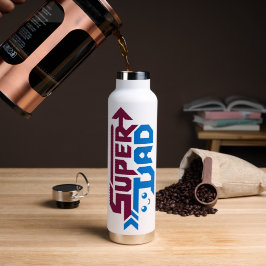 Super Dad Gamer Gift – Cute Retro Trinkflasche