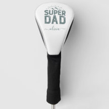 Super Dad Golf Kopfhaube – Personalisiert zum Vate