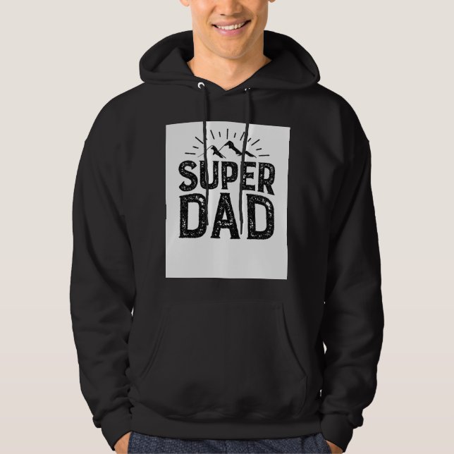 Super dad hoodie (Vorderseite)