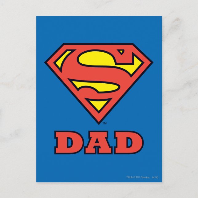 Super Dad Postkarte (Vorderseite)