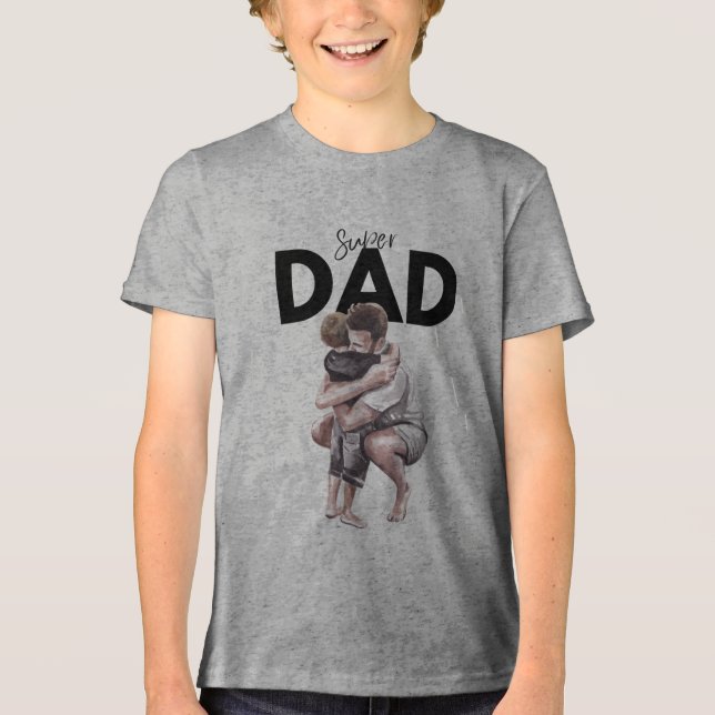 Super Dad Shirt Für Kinder  (Vorderseite)