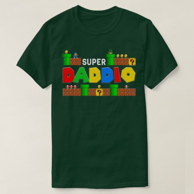Super Daddio, Vatertag T-Shirt (Design vorne)