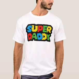 Super Daddy Gamer Vatertag - Retro-Stil T-Shirt