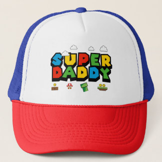 SUPER DADDY MARIO STYLE TRUCKERKAPPE