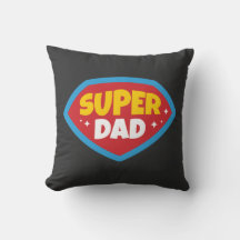 Super-Daddy Retro-Superhelden-Abzeichen