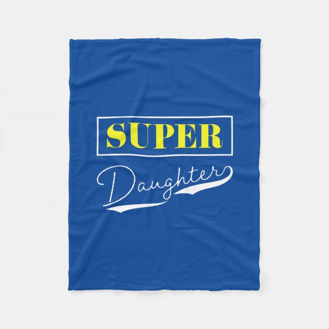 Super Daughter Fleecedecke (Vorderseite)