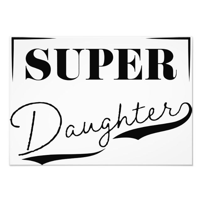 Super Daughter Fotodruck (Vorne)