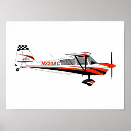 Super Decathlon Poster mit Sporty Paint Scheme
