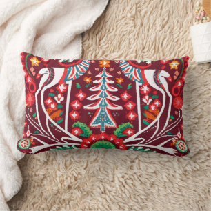 Super detailliert Nordic bestickt Throw Kissen