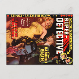 Super Detective #2 Mai 1950 | Coole Noir Art Postkarte