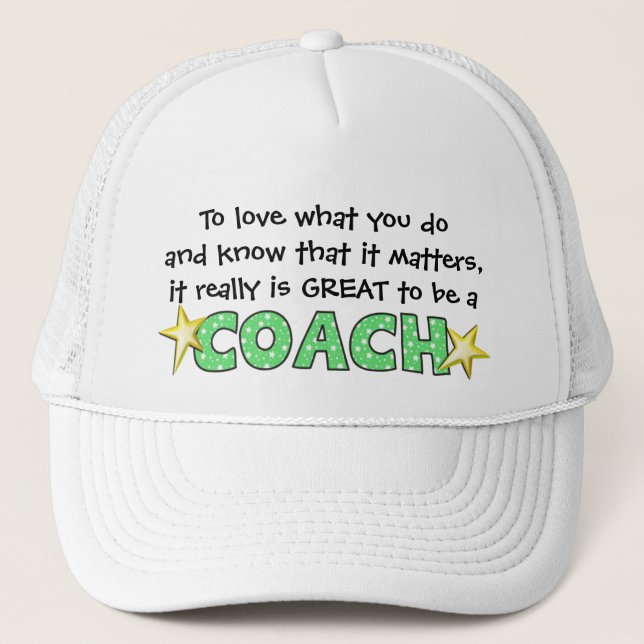 Super d'être un Casquette de COACH (Devant)