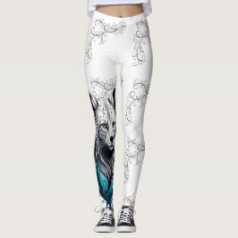 Super Digital Wolf Women Leggings