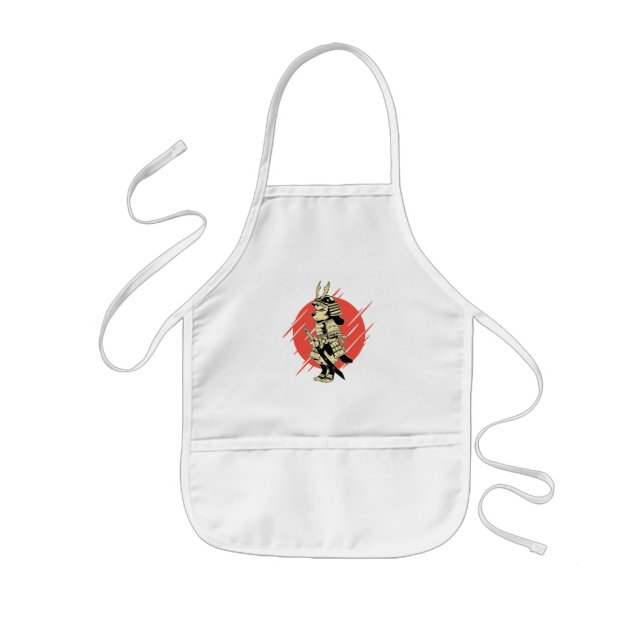 Super Dog Samurai Krieger Kinderschürze (Vorne)