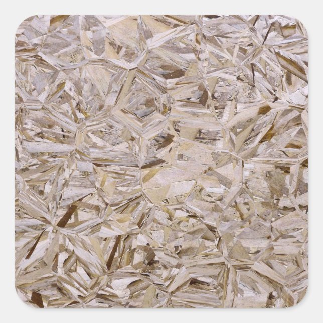 Super Duper Cool OSB-Konstruktionsklemmendruck Quadratischer Aufkleber (Vorderseite)