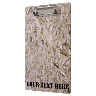Super Duper Cool OSB Plywood Print Klemmbrett
