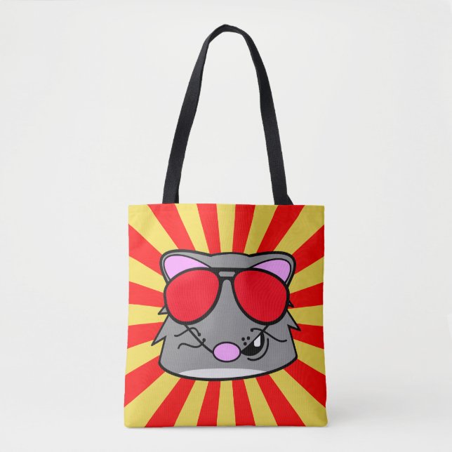 Super Duper Krass Ratte Tasche (Vorderseite)