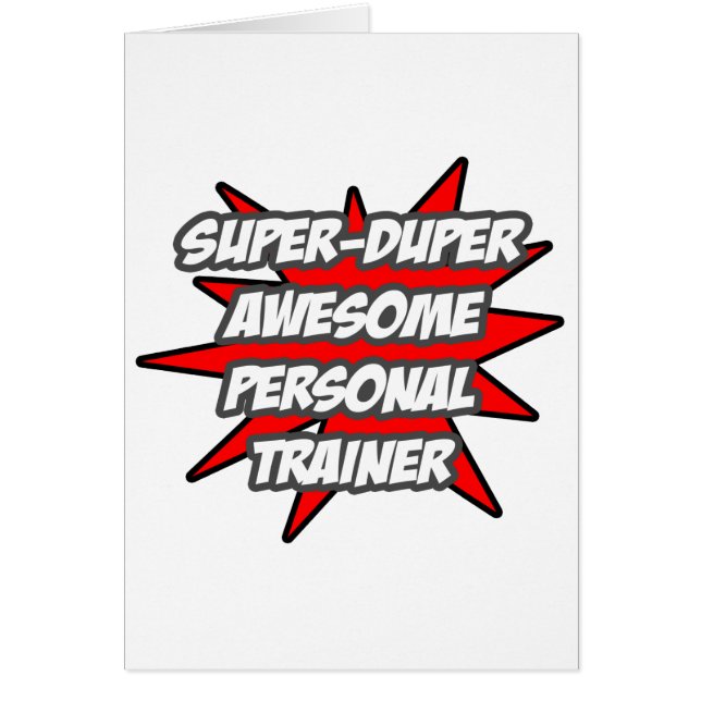 Super Duper Phantastisch Personal Trainer (Vorne)