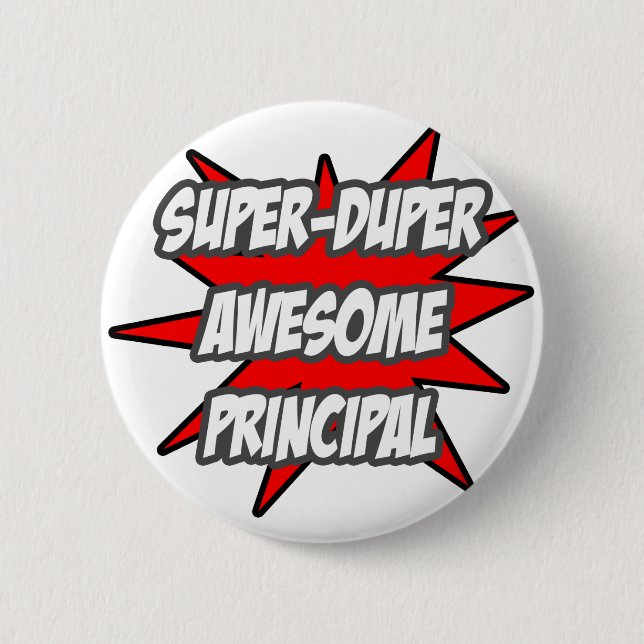 Super Duper Phantastisch Principal Button (Vorderseite)