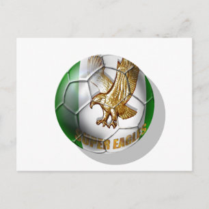 Super Eagles Logo Fußball Fans Geschenke Postkarte