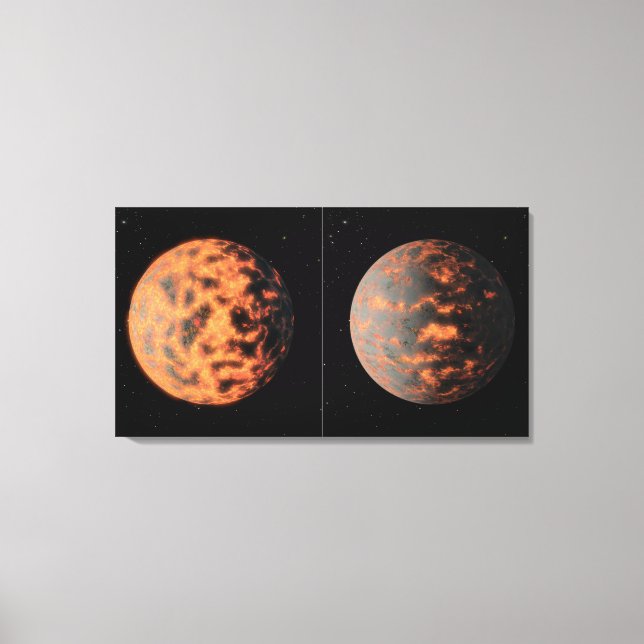 Super-Earth 55 Cancri E Leinwanddruck (Vorderseite)