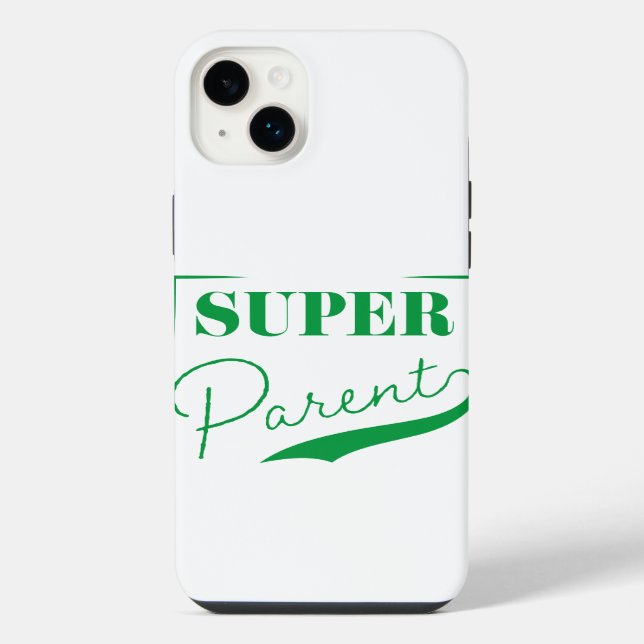 Super Eltern iPhone 14 Plus Hülle (Rückseite)