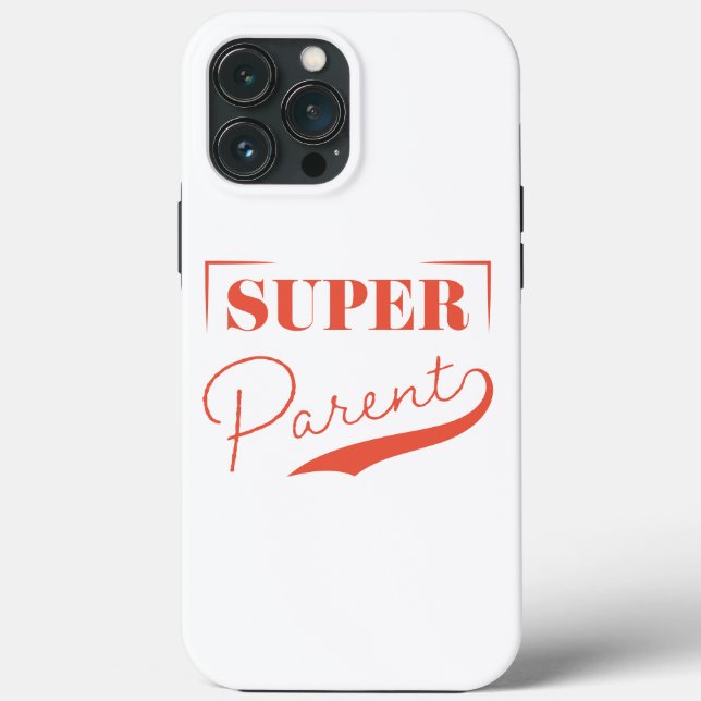 Super-Elternteil Case-Mate iPhone Hülle (Rückseite)