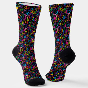 Super farbige ABCs und 123 Socken