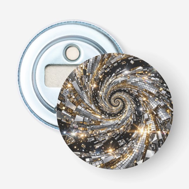 Super Flasher Spiral Oder & Silber Flaschenöffner (Vorderseite)