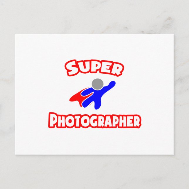 Super Fotograf Postkarte (Vorderseite)