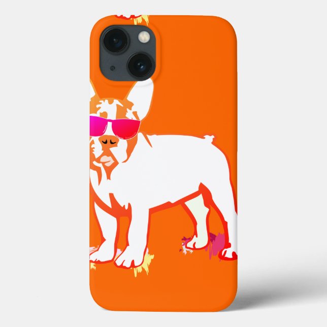 Super Frenchie Bulldog Case-Mate iPhone Hülle (Rückseite)