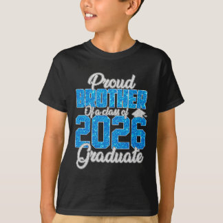 Super frère fier d'un T-shirt de diplômé de 2026 F
