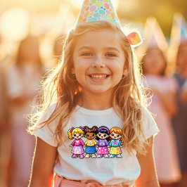 Super Friends Y2K Süße Mädchen T-Shirt