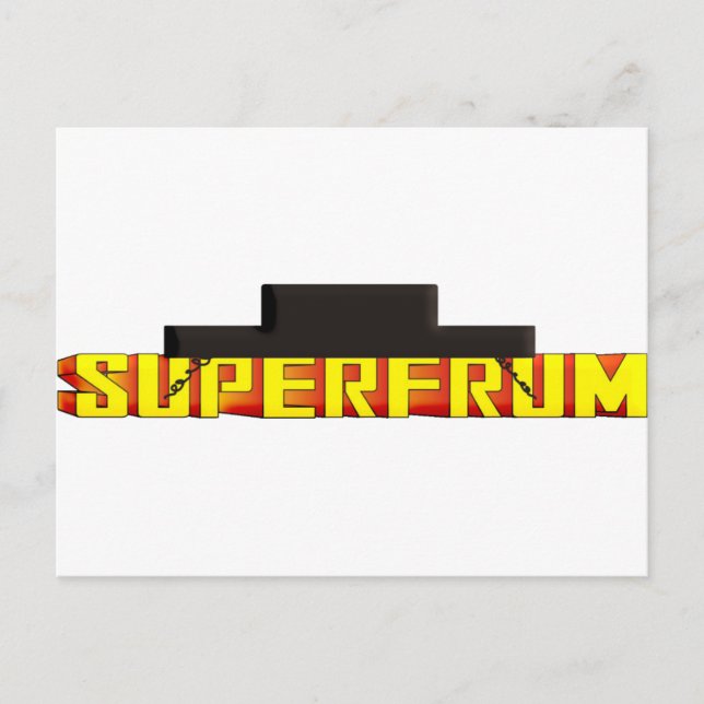 Super Frum Postkarte (Vorderseite)