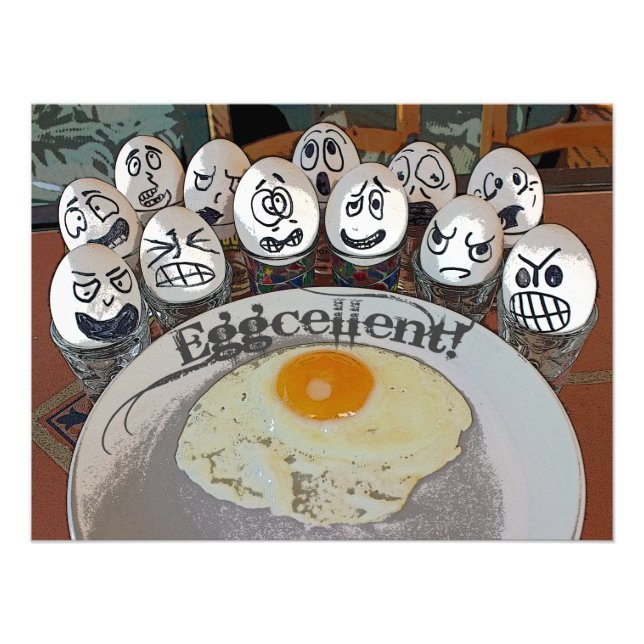 Super Fun Egg - Ausgezeichnetes Poster! Fotodruck (Vorne)