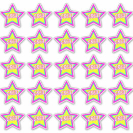 Super Fun Star Teacher Belohnung Kommentar-Aufkleb Aufkleber
