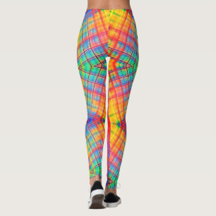 Super funkige abstrakte Regenbogen-Leggings Leggings