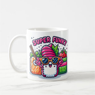 super funky Sushis Coffee Tasse