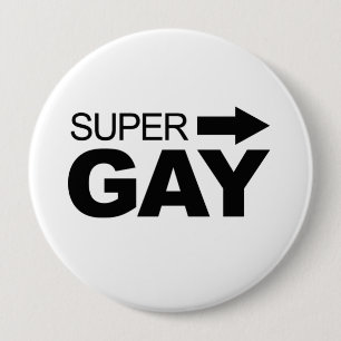 Super Gay (2) Button
