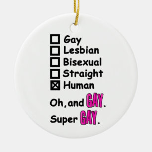Super Gay Keramik Ornament