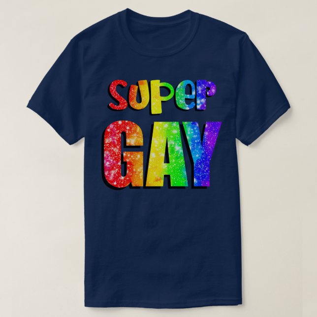 Super Gay T-Shirt (Design vorne)
